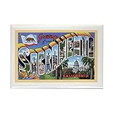 CafePress - Sacramento California Greetings - Rectangle Magnet, 2"x3" Refrigerator Magnet