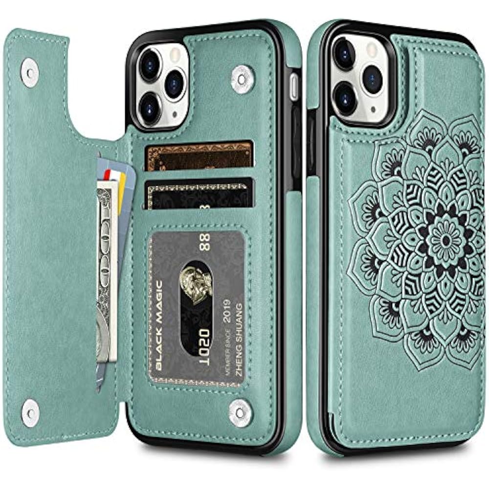 HianDier Wallet Case For IPhone 11 Pro MAX Slim Protective With Credit