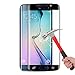 OMOTON Samsung Galaxy S6 Edge Screen Protector - Full Coverage Tempered Glass Screen Protector for Samsung Galaxy S6 edge with [9H Hardness] [Crystal Clear] [Scratch Resist] [No-Bubble] ,Black