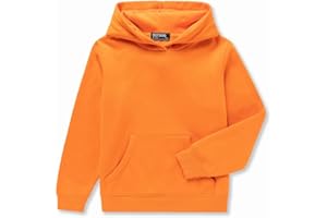 DOTDOG Unisex Kids Soft Brushed Fleece Pullover Hooded Sweatshirt Classic Casual Hoodie for Boys or Girls (3-12 Years)