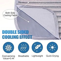 Cooling Throw Blanket with Double Sided Cold