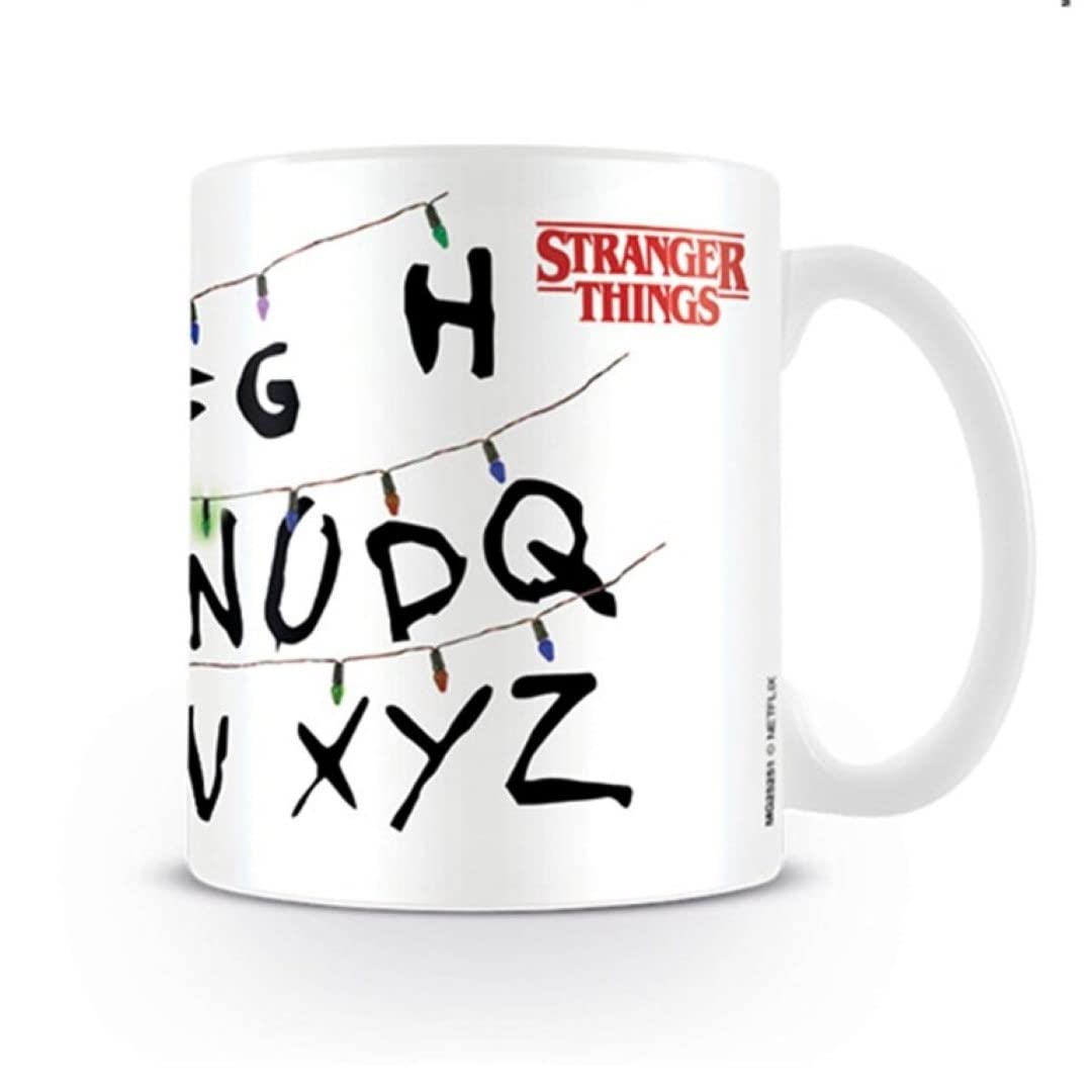 Pyramid International Stranger Things Ceramic Mug with Alphabet Lights Graphic in Presentation Box - Official Merchandise