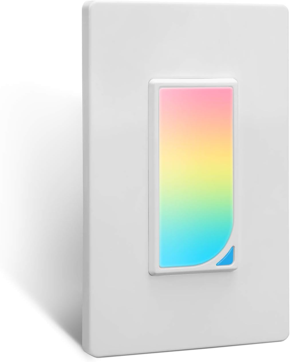 Smart WiFi Light Switch, Sumille Wall Switch Built-in RGB Night Light WiFi Switch Timer in-Wall Smart Home Control Compatible with Alexa IFTTT and Google Assistant, Wireless Smart Switch for Home