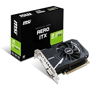 Msi Geforce Gt 1030 Aero Itx 2G Oc Nvidia Grafische Kaart, Pci Express 3.0 X16, 64-Bit, 2Gb Gddr5, 6008 Mhz, Zwart
