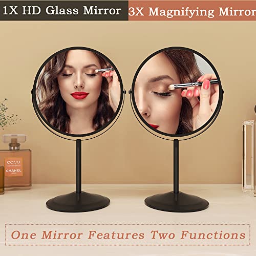 GETPRO Magnifying Makeup Mirror 7 X 12 Inch 1X/3X Double Sided Mirror