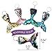 Joyful Toys Mermaid Party Favors 100Pcs - Mermaid Party Supplies Bracelet, Keychain, Rings, Badges, Clips, Tambourines, Stickers, Tattoos, Mazes, Birthday Gifts