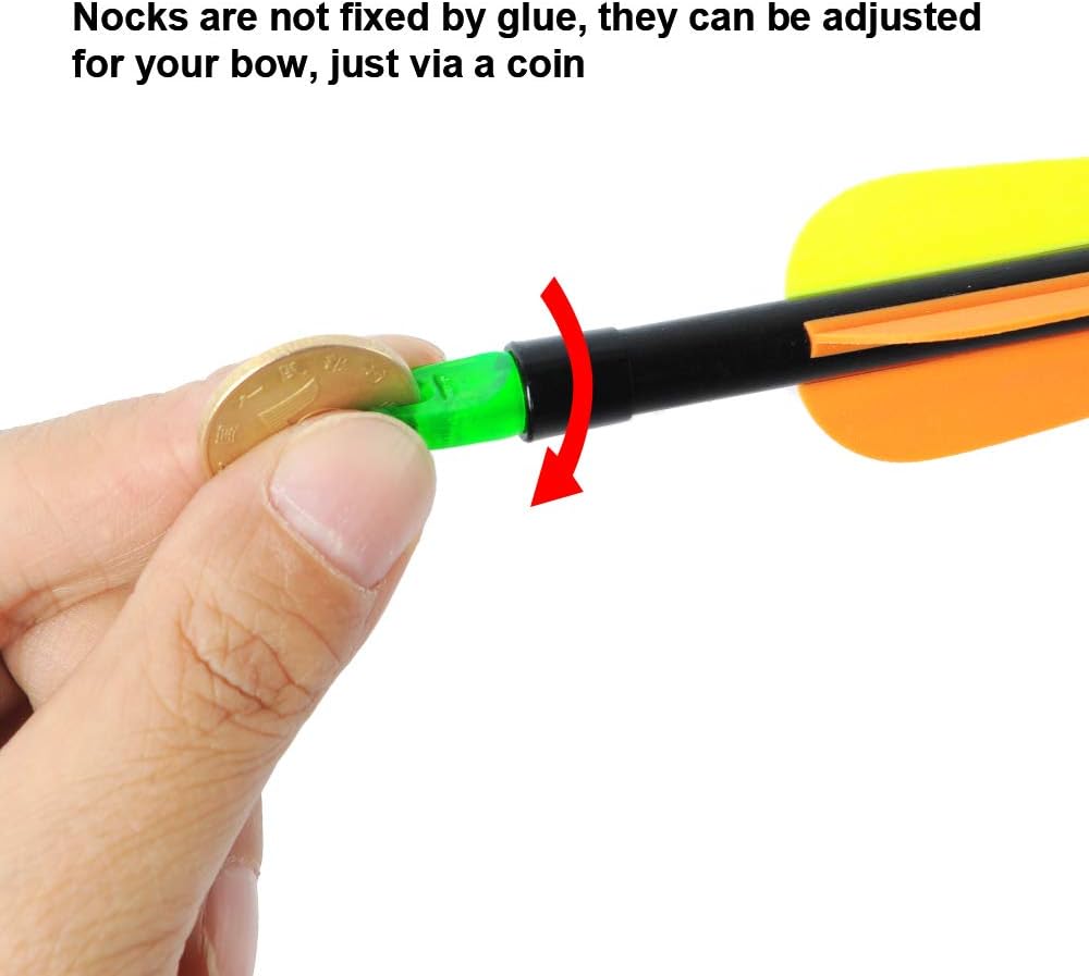 ANTSIR 12Pcs/lot Fiberglass Target Arrow 30 inch Adult Archery Hunting Nock Proof Arrow Steel Point 15-40 Lbs for Recuve & Compound Bow : Sports & Outdoors
