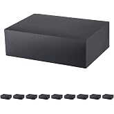 JINMING 10 Gift Boxes 9.5x6.5x3 Inches, Matte Black Gift Boxes Bulks | Groomsman Proposal Boxes for Light Gifts, for Mother's Day, Father's Day, Party, Birthday