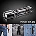 Wsiiroon LED Flashlight, Best Pocket Flashlight Super Bright with 5 Modes, Waterproof, Zoomable, Portable with Clip for Working Camping Emergency-2 Pack (Batteries Not Included)