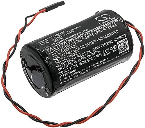 CameronSino Replacement Battery for Cameron Nuflo MC-II Plus EXP,MC-III Plus EXP Flow Analyzer