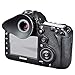 JJC Eyecup Eye Cup Eyepiece Viewfinder for Canon EOS 1DX Mark II / 1DX / 1Ds Mark III / 1D Mark IV III / 5D Mark IV / 5D Mark III / 5DM4 / 5DM3 / 5DS / 5DSR / 7D Mark II / 7D Replaces Canon Eyecup Eg