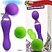 Personal Massager Handheld Deep Tissue Mini Wand Massagers for neck and back massager handheld Back Massage Stick & Deep Tissue Back Massager Ball, Magic 9 Speed Wand Personal Massagers Rechargeable
