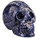 Rockcloud Healing Crystal Stone Human Reiki Skull Figurine Statue Sculptures Sodalite 3