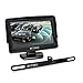 Backup Camera and Monitor System, License Plate Rear View Camera IP68 Waterproof and 4.3 inch Display for Car/Van/Pickup/SUV/Truck etc.