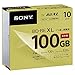 10 Sony Blu Ray 100 GB BD-RE BDXL 3D Bluray Triple Layer Bluray Printable Disc