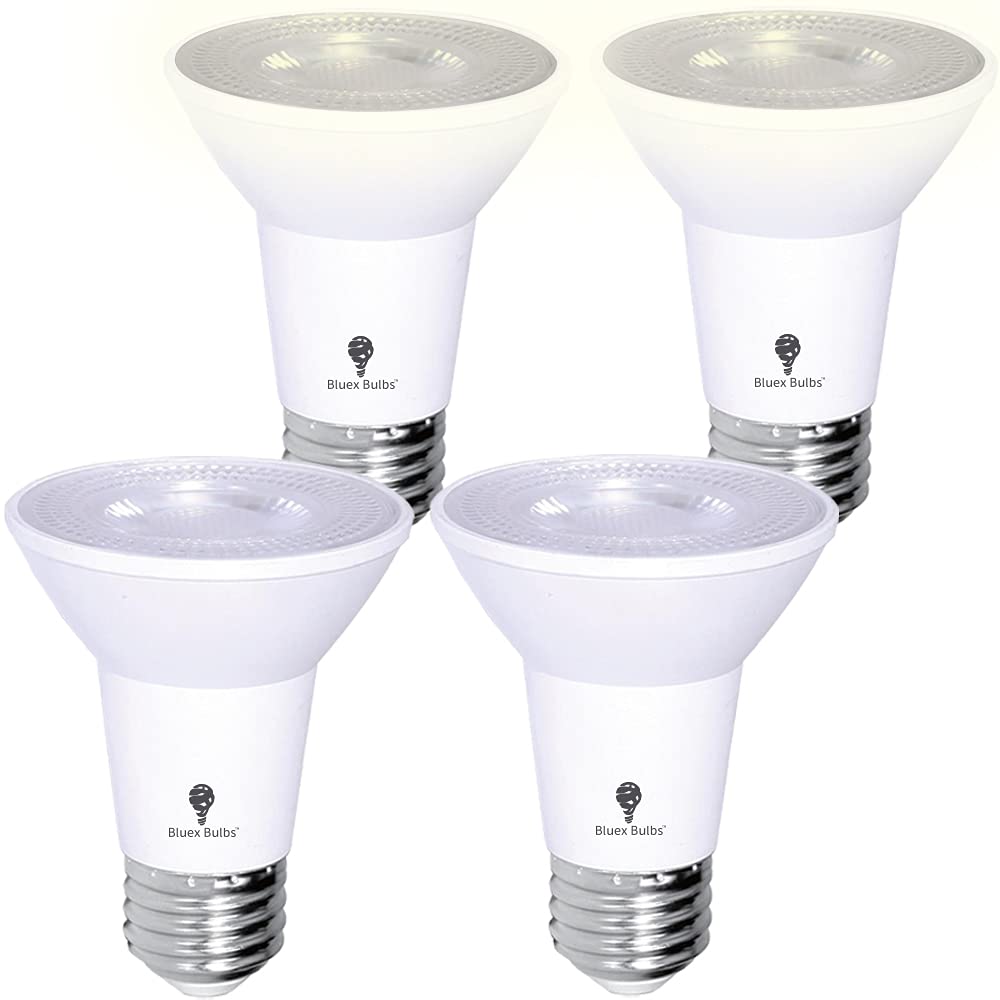 Photo 1 of Pack PAR20 LED Flood Dusk to Dawn Light Bulbs Outdoor Photocell Sensor 8W 65 Watt Equivalent 700Lumens Waterproof E26 5000K Cool White Auto On/Off Security Spotlight Indoor/Outdoor