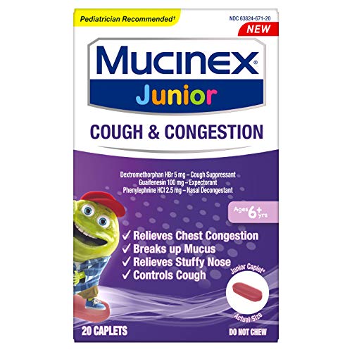 Nasal Decongestant, Cough Suppressant & Expectorant, Junior Cough