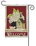 BreezeArt Primitive Welcome Garden Flag #31115