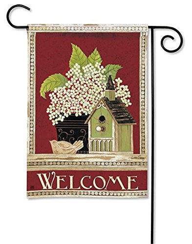 BreezeArt Primitive Welcome Garden Flag #31115