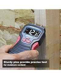 Calculated Industries 7440 AccuMASTER XT   Medidor de humedad digital (pantalla LCD retroiluminada de mano, detecta fugas, humedad y humedad en madera, paredes, techos, alfombras y leña)