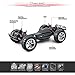 Vatos RC Trucks Remote Controls RC Cars Off Road High Speed 4WD 40km/h 1:12 Scale 50M Remote Control 2.4GHz Electric Vehicle Buggy Trucks with LED Night Vision VL-BG1513B-B(Black)