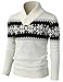 H2H Mens Casual Slim Fit Knitted Christmas Sweaters Holiday Party