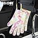 Heat Resistant Silicone Kitchen Mitts Oven Gloves for Cooking, Baking, Smoking & Potholder (Glove Style)