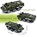 MinYn Army Vehicles Alloy Military Model Car Set 5 pcs Diecast Metal Army Toys Mini Helicopter Tank Truck Armored Car for Kids Boys…