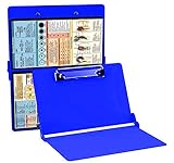 Nursing Clipboard Different Colors (Aluminum Clipboard Nursing Edition Blue) Folding Clipboard for Nurses, Doctors, Medical Students (Blue)