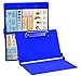 Nursing Clipboard Different Colors (Aluminum Clipboard Nursing Edition Blue) Folding Clipboard for Nurses, Doctors, Medical Students (Blue)