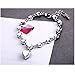 Ocean Hearts Love Bracelet Made with Swarovski Crystal Adjustable Hand Chain Jewelry Gift for women