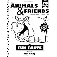The Animals & Friends Coloring Book (Volume 1)