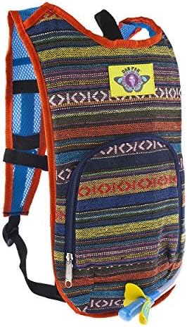 Dan-Pak Hydration Pack- Hippie Trip -New &amp; Improved!-Perfect for raves, festivals, hiking, camping, biking, and more!