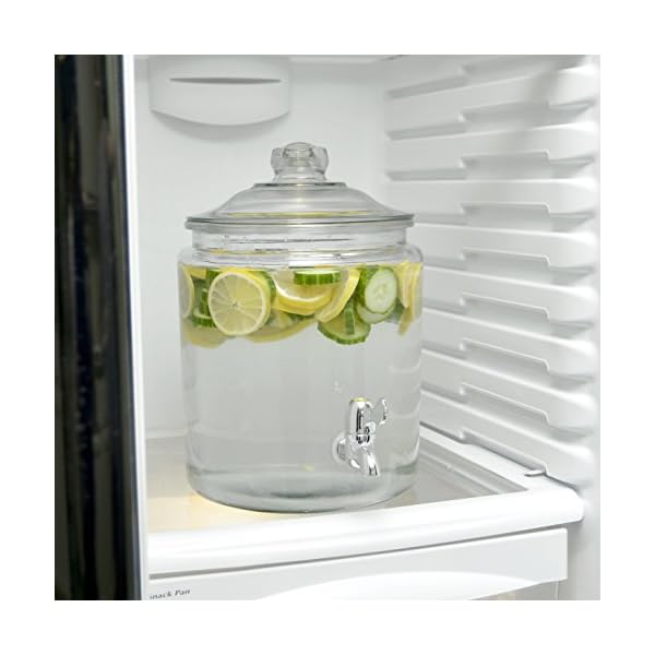 Anchor Hocking Heritage Hill Glass Beverage Dispenser with Spigot 2