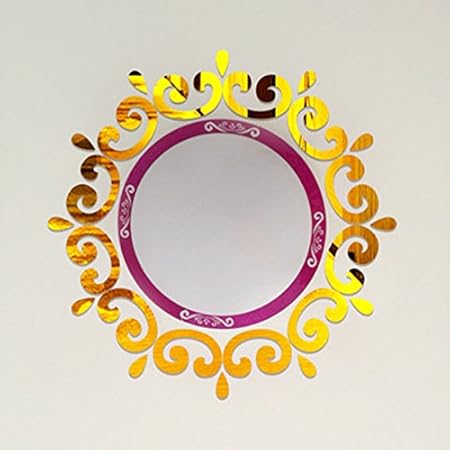 Top Ceilling Mirror Wall Sticker Top Lighting The Ceiling
