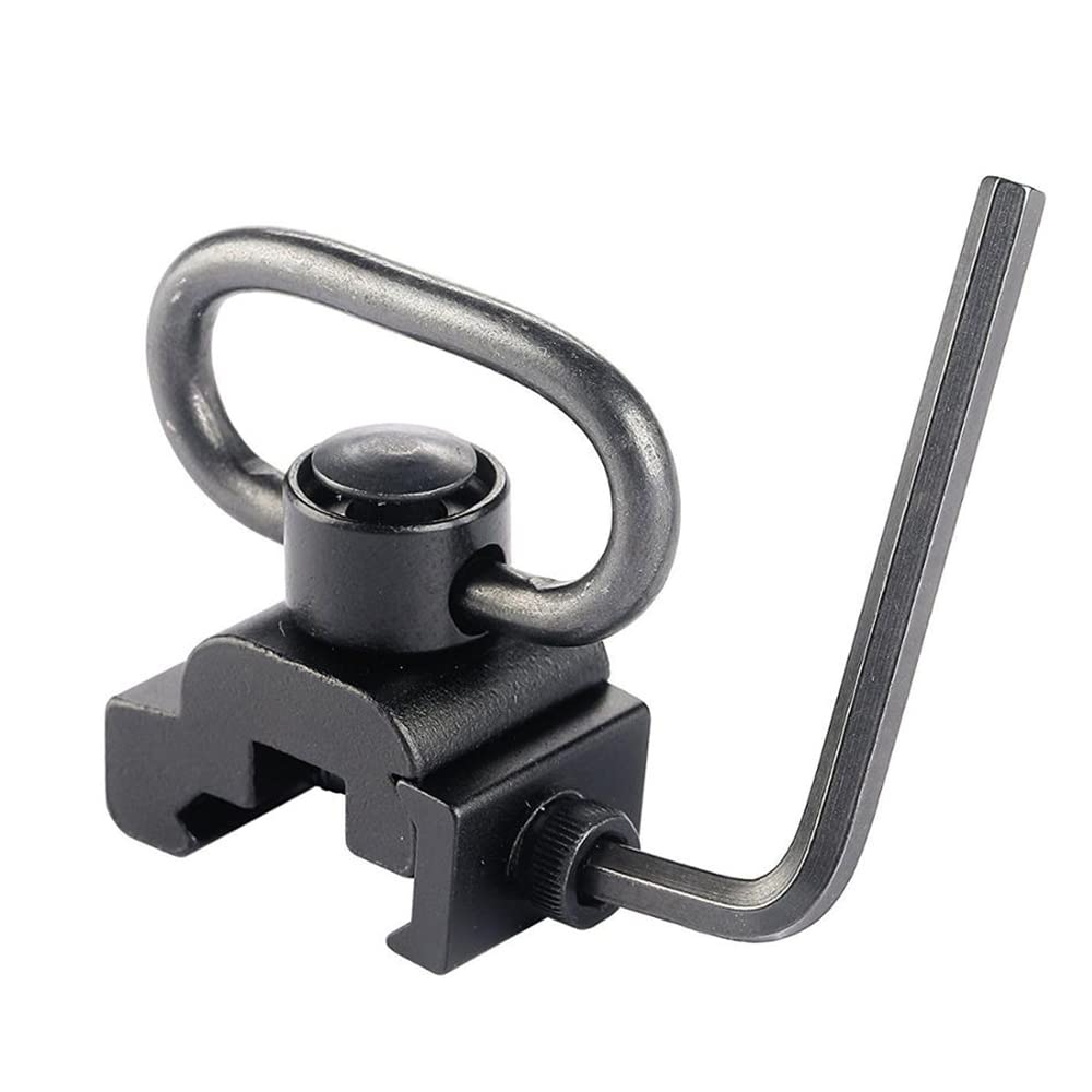 Nabila QD Sling Mount 1PS QD Sling Swivel with Base 21mm picatinny sling mount and Push Button for 2 Point Sling