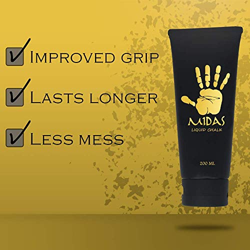 MIDAS Liquid Chalk - Grip for Rock Climbing, Cross Fit, Gymnastics, and Powerlifting (200ml & 50ml) - Thumbnail 3