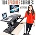Stand Steady Flexpro Power 40 Inch Electric Standing Desk | Electric Height-Adjustable Stand up Desk | by Award Winning Holds 2 Monitors + Laptop! | Easy Quiet Adjustments! (Black) (40
