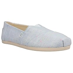TOMS Womens Alpargata Canvas Slip On Flats Casual