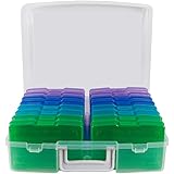 Novelinks Photo Case 4 X 6 Photo Box Storage - 16 Inner Photo Keeper Photo Organizer Cases Photos Storage Containers Box For Photos Clear Silver Handle Color Clear Silver Handle&pid=ymyzzwmxzt - View #3