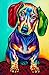 Komking Painting Paint by Numbers for Adults, DIY Paint by Number Kits for Kids Beginner on Canvas, Cute Dog 16x20inch