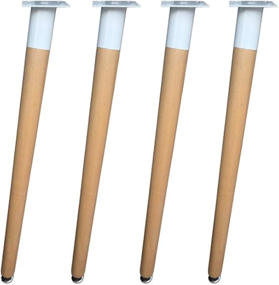 Solid wood furniture leg table and chair leg support feet, height 720mm