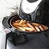 Power Air Fryer XL 3.2 Litre - Chip Fryer, Portable Oven, Oil Free Hot Air Health Fryer with Baking Tray (1500W) Black