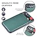 MANGATA TRITON Leather Wallet case compatible with iPhone 8 Plus, iPhone 7 Plus | Hidden Wallet Pocket, Rugged Shell | Cruelty Free Leather | Credit Card Holder, Cash Pocket, Screen Protector (Olive)