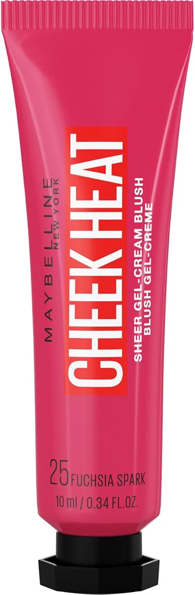 Maybelline Blusher Cheek Heat Water Infused Hydrating Gel Sheer Blusher 25