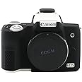 Easy Hood Case for Canon EOS M50 and M50 II Digital Camera, Anti-Scratch Soft Silicone Housing Protective Cover Protector Skin with Precise Holes and Button Marker (Black)