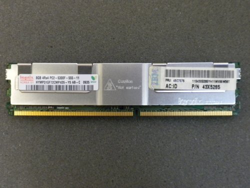 8 GB 4Rx4 PC2-5300F IBM Memory 46C7576 for IBM System x3400, 3500, 3550, 3650  IBM BladeCenter HS21 & HS21 XM
