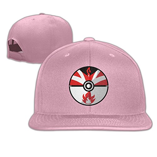 My Team Valor Pokeball Red Cotton Boys Girls Snapback Hip Hop Hat Baseball Cap