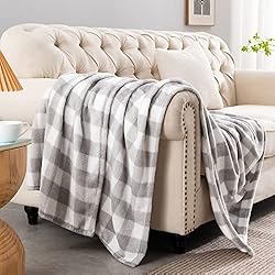 BEDELITE Fleece Throw Blanket for Couch Sofa