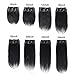 12-22inch Clip in Remy Human Hair Extensions Grade 7A Thick to End Full Head Natural Hair Long Straight 8 Pieces 18clips 95g 16